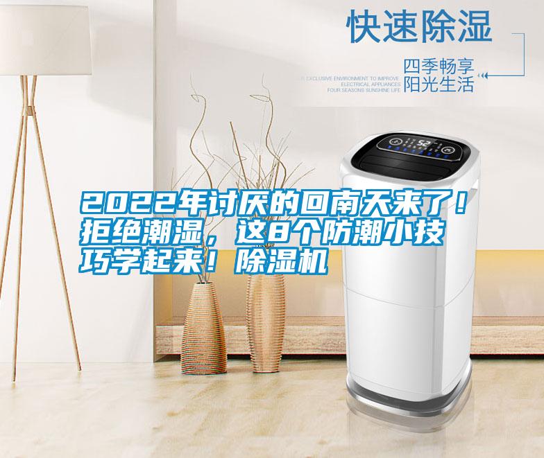2022年討厭的回南天來了！拒絕潮濕，這8個防潮小技巧學起來！除濕機