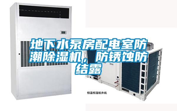 地下水泵房配電室防潮除濕機，防銹蝕防結(jié)露