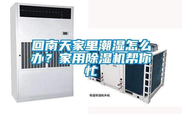 回南天家里潮濕怎么辦？家用除濕機幫你忙