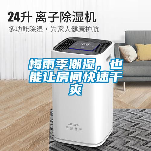 梅雨季潮濕，也能讓房間快速干爽