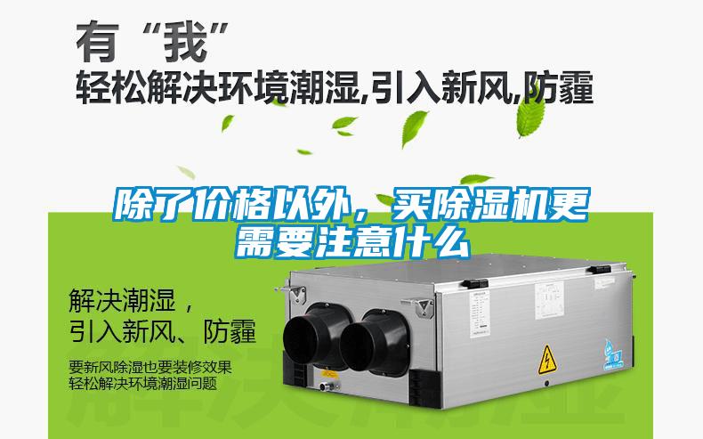 除了價格以外，買除濕機(jī)更需要注意什么