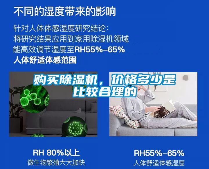 購買除濕機，價格多少是比較合理的