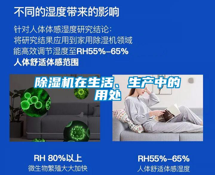 除濕機在生活、生產中的用處