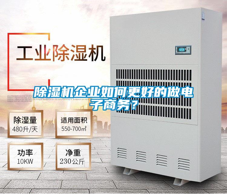 除濕機(jī)企業(yè)如何更好的做電子商務(wù)？