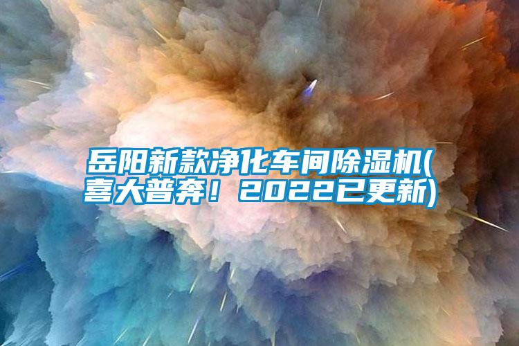 岳陽(yáng)新款凈化車間除濕機(jī)(喜大普奔！2022已更新)