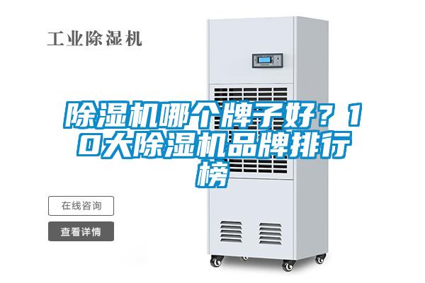 除濕機哪個牌子好？10大除濕機品牌排行榜