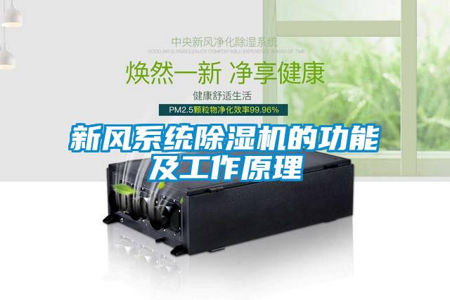 新風(fēng)系統(tǒng)除濕機的功能及工作原理