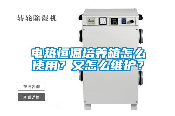 電熱恒溫培養箱怎么使用？又怎么維護？