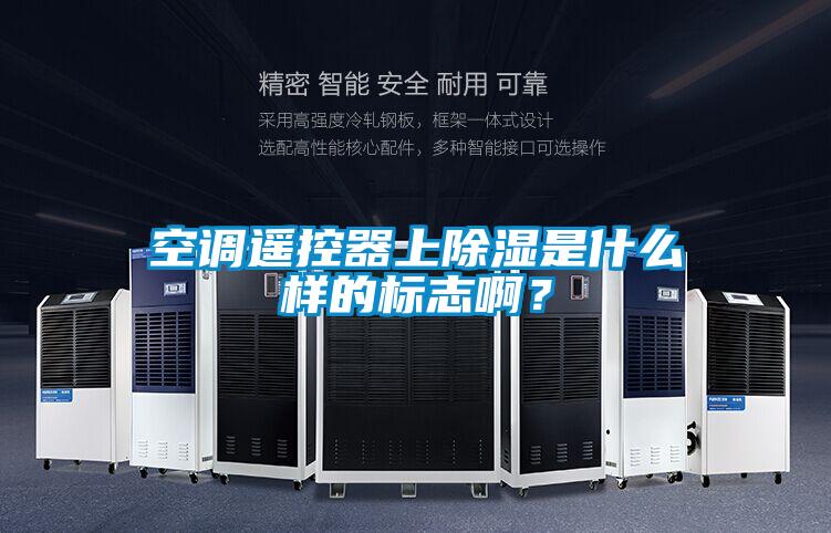 空調遙控器上除濕是什么樣的標志啊？