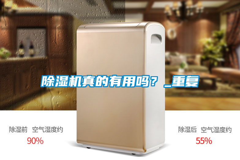 除濕機真的有用嗎？_重復