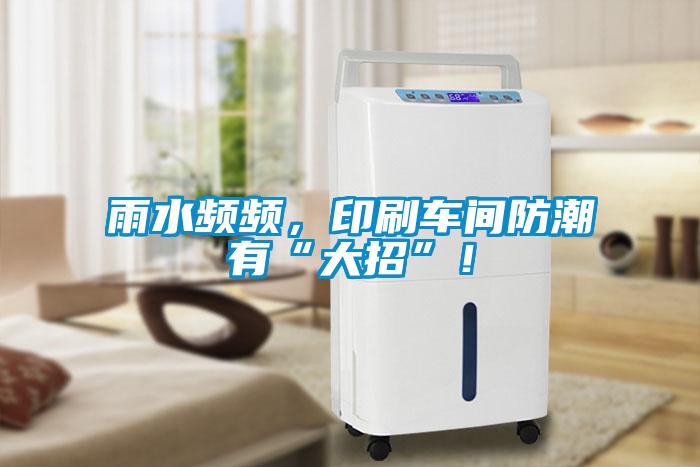 雨水頻頻，印刷車間防潮有“大招”！