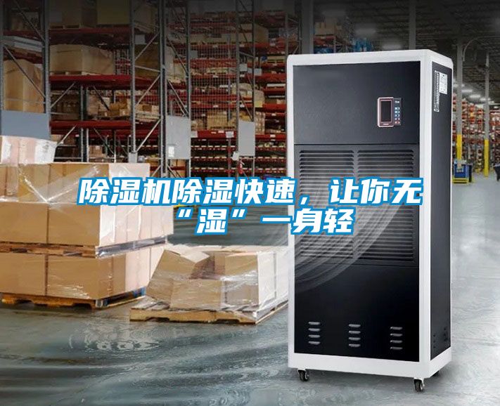 除濕機(jī)除濕快速，讓你無“濕”一身輕