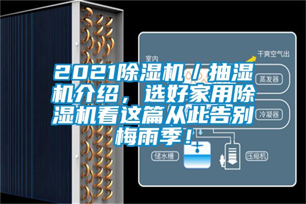 2021除濕機(jī)／抽濕機(jī)介紹，選好家用除濕機(jī)看這篇從此告別梅雨季！